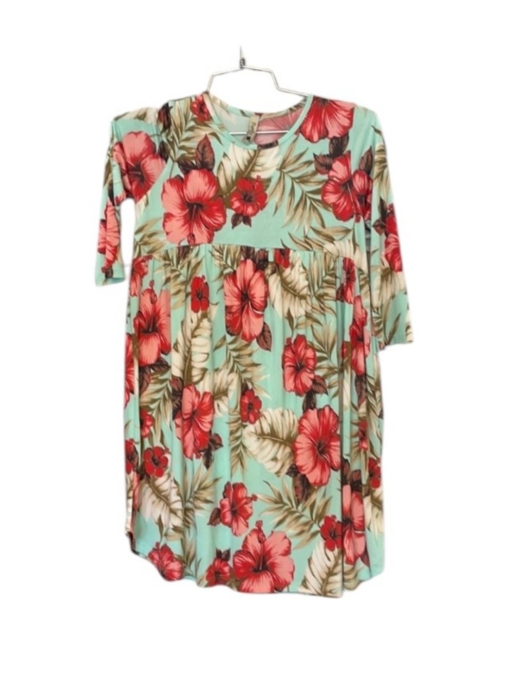 Pomelo Hibiscus Dress Size Med Girls